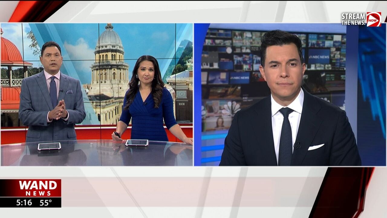 NBC News Nightly News Anchor and Managing Editor Tom Llamas made a special appearance on WAND News